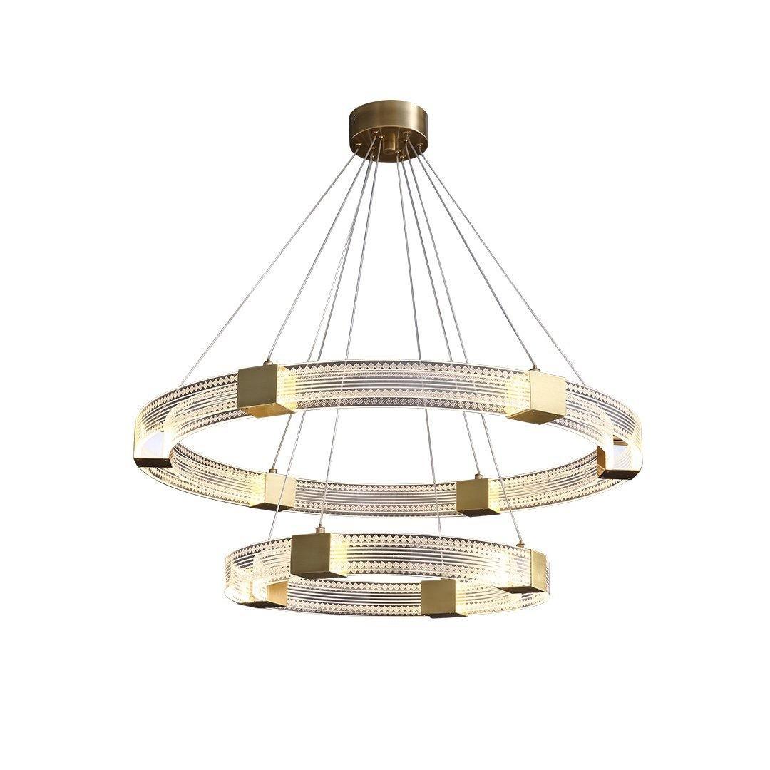 Parallel Ring LED Chandelier Chandelier