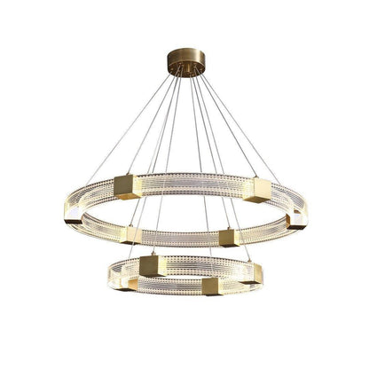 Parallel Ring LED Chandelier Chandelier