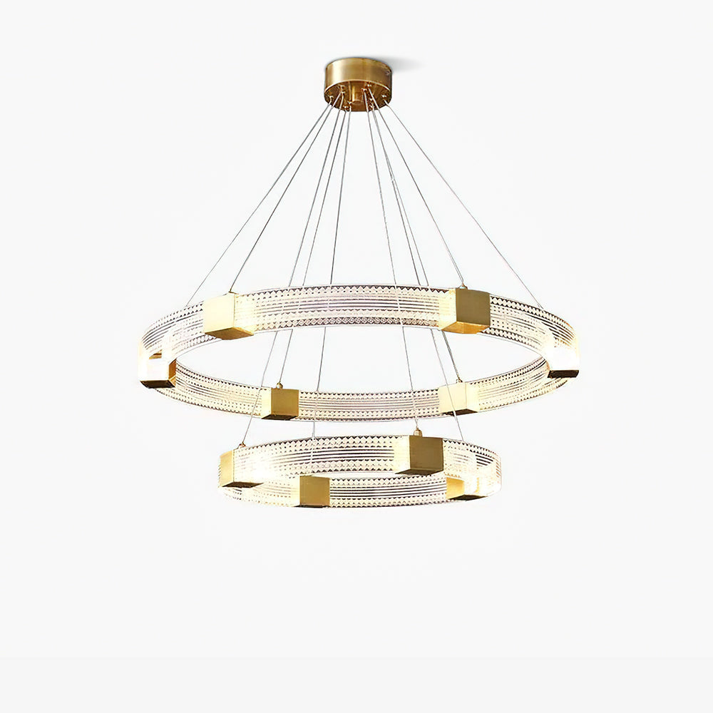 Parallel Ring LED Chandelier Chandelier