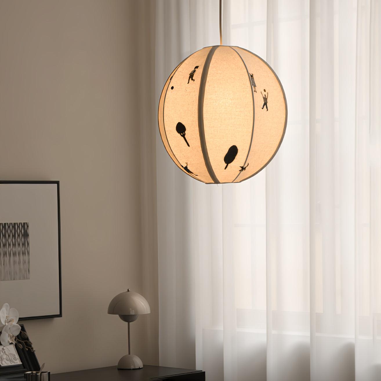 Park Embroidered Textile Pendant Lamp Pendant light