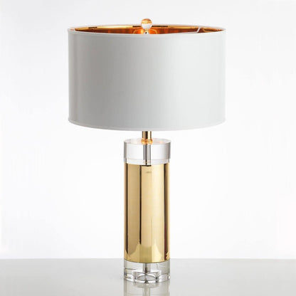 Parker Table Lamp Dia 15″ x H 26.4″ / Dia 38 cm x H 67 cm / Gold / US Plug Table lamp