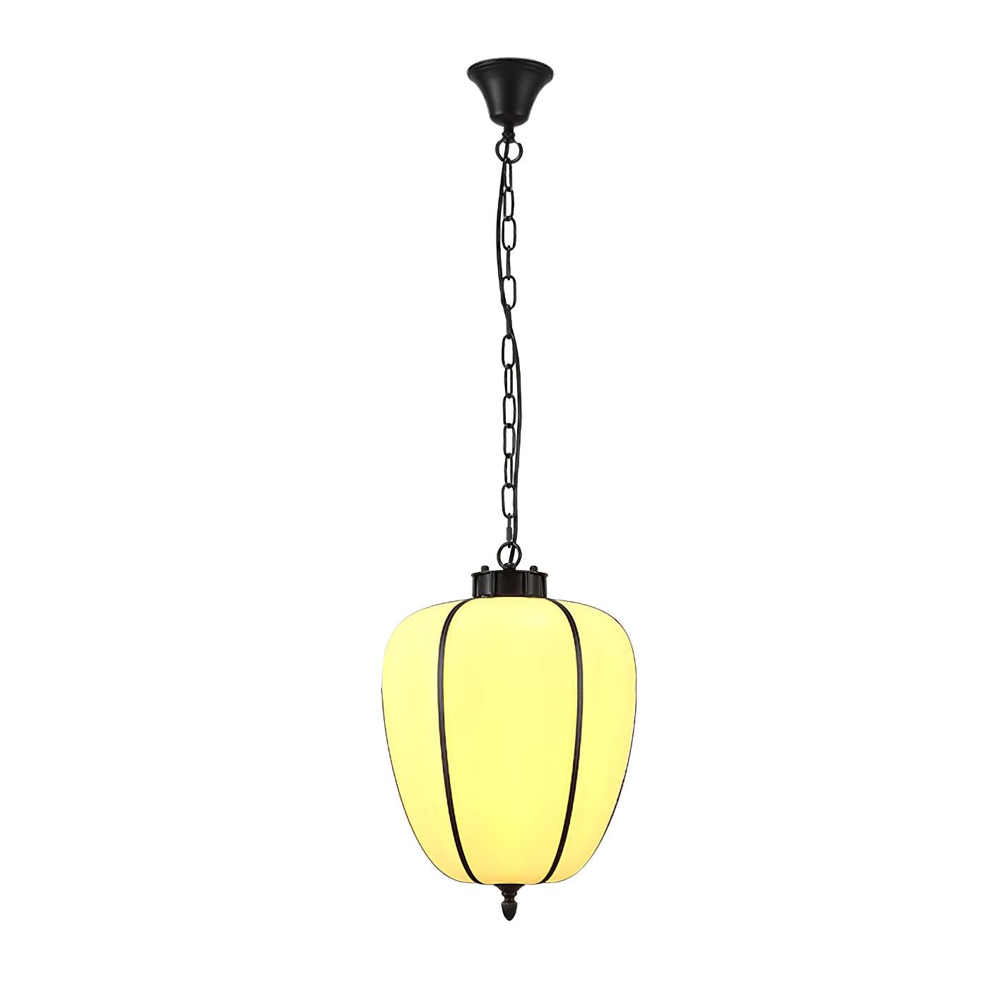 Peaches Pendant Light ? 10.6″ x H 16.5″ / Dia 27cm x H 42cm / Black & White / Warm Light Pendant light