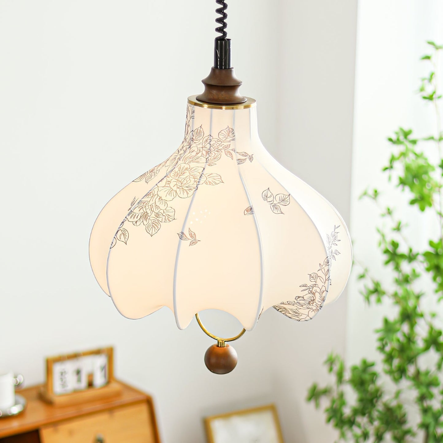 Pear Fabric Pendant Lamp Pendant light