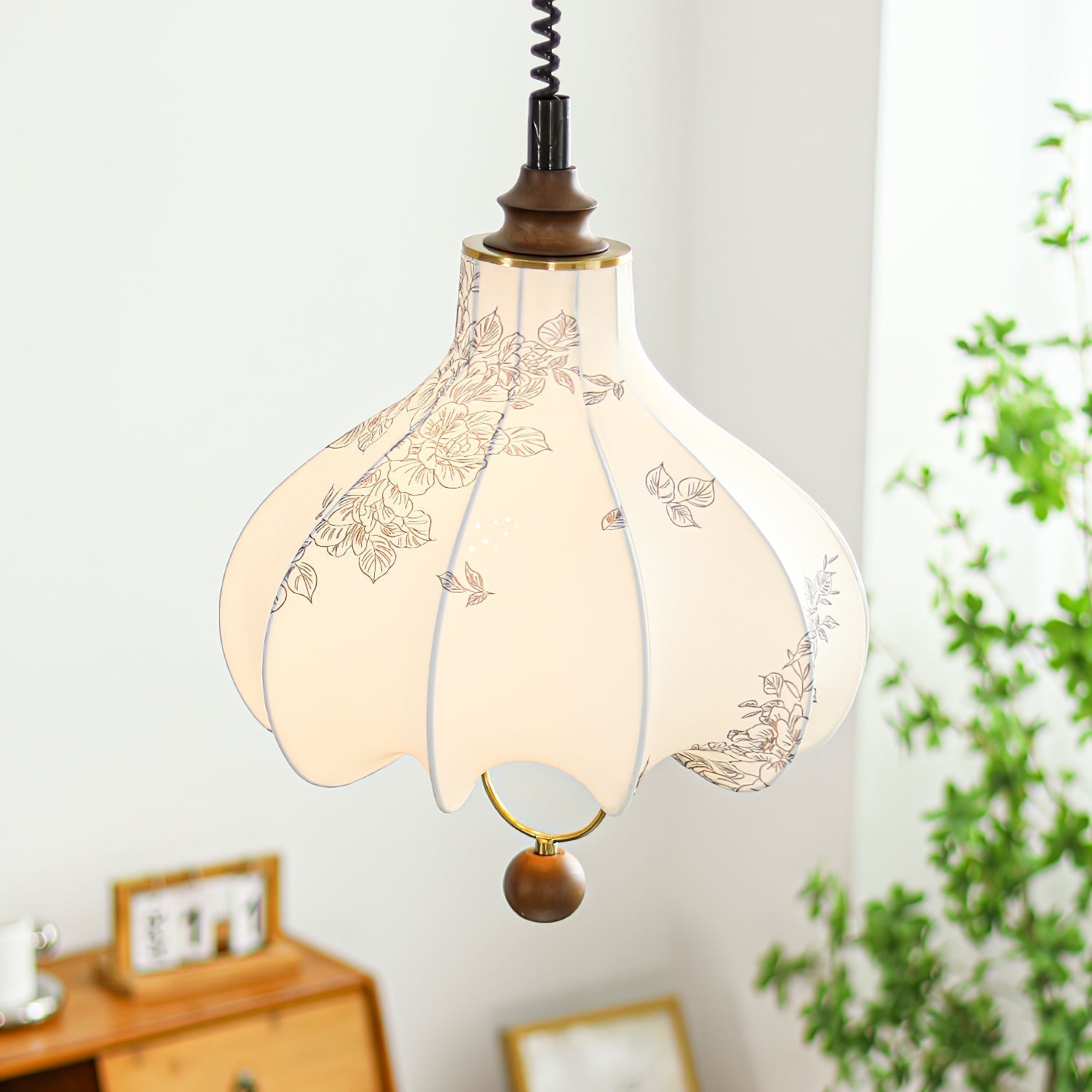 Pear Fabric Pendant Lamp Pendant light