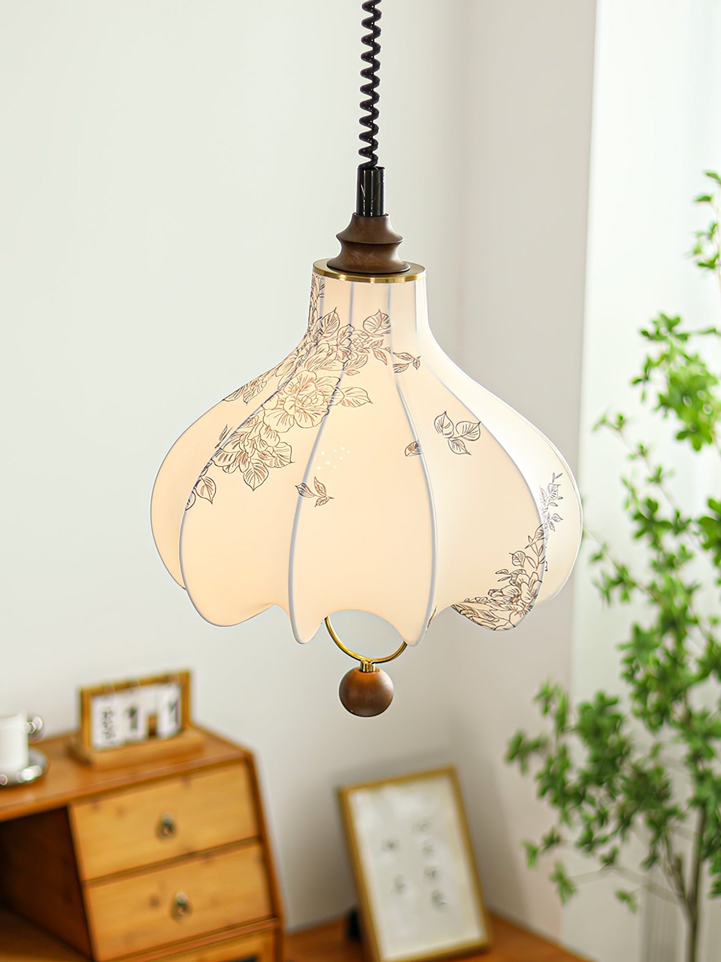 Pear Fabric Pendant Lamp Pendant light