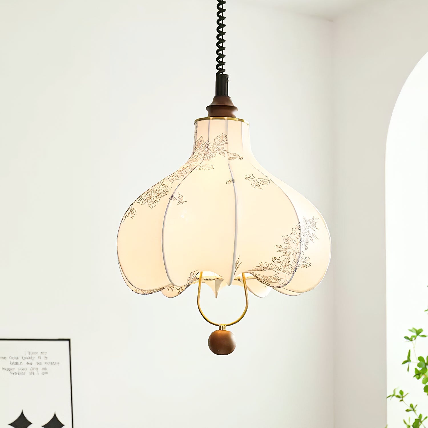 Pear Fabric Pendant Lamp Pendant light