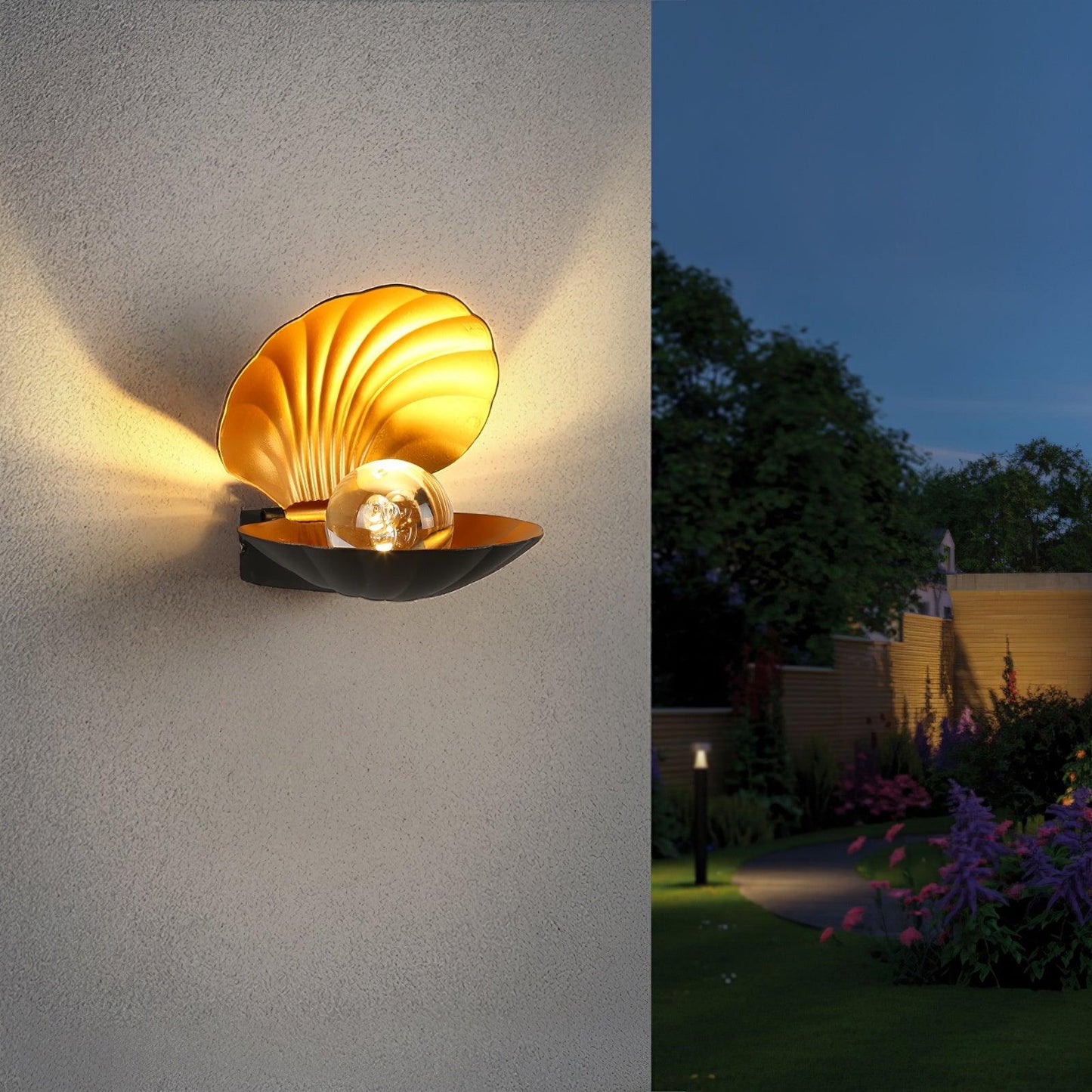 Pearl Clam Wall Light Wall lamp