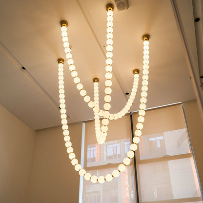 Pearl Necklace Balls Chandelier 1001 Chandelier