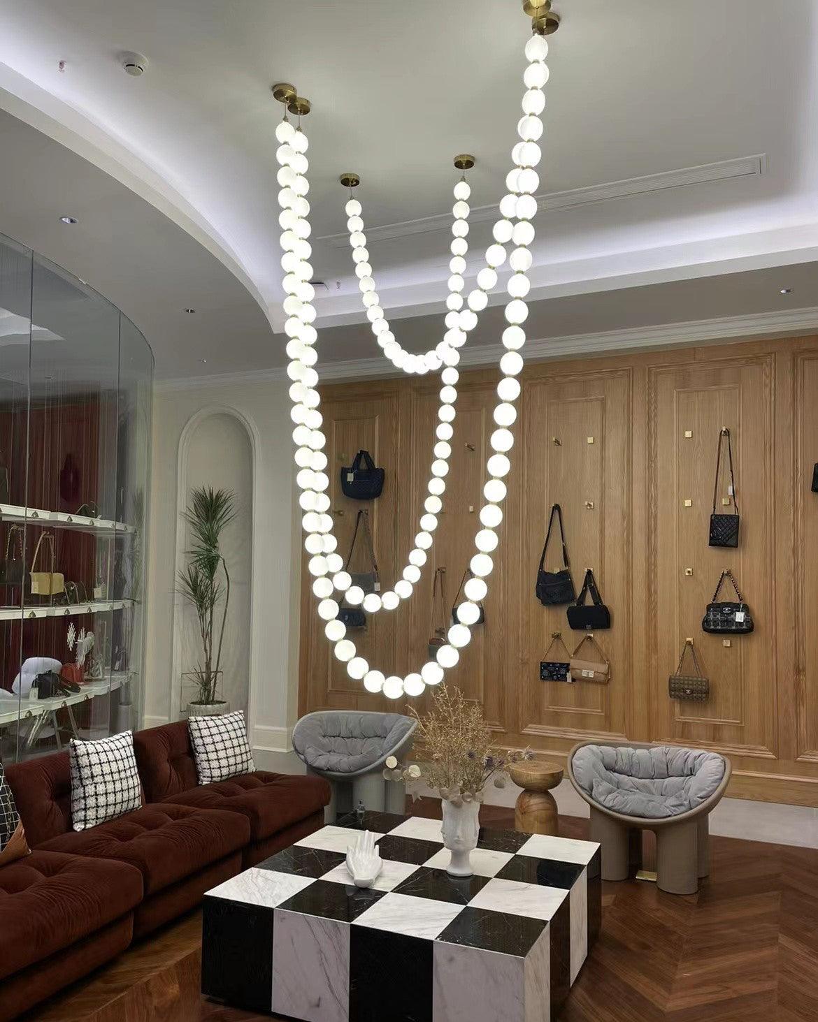 Pearl Necklace Balls Chandelier 1001 Chandelier