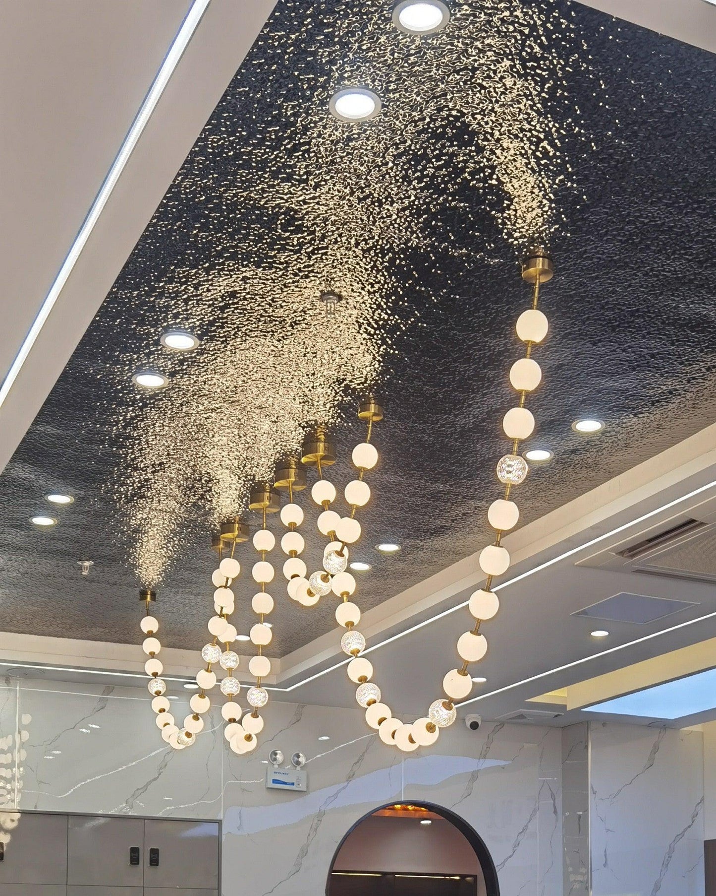 Pearl Necklace Balls Chandelier 1001 Chandelier
