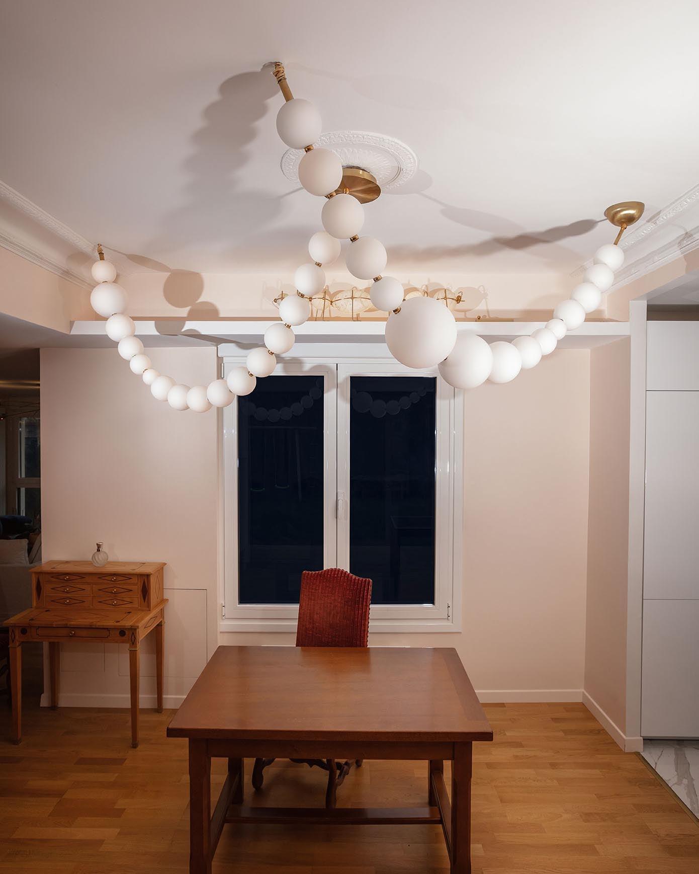 Pearl Necklace Balls Chandelier 1001 Chandelier