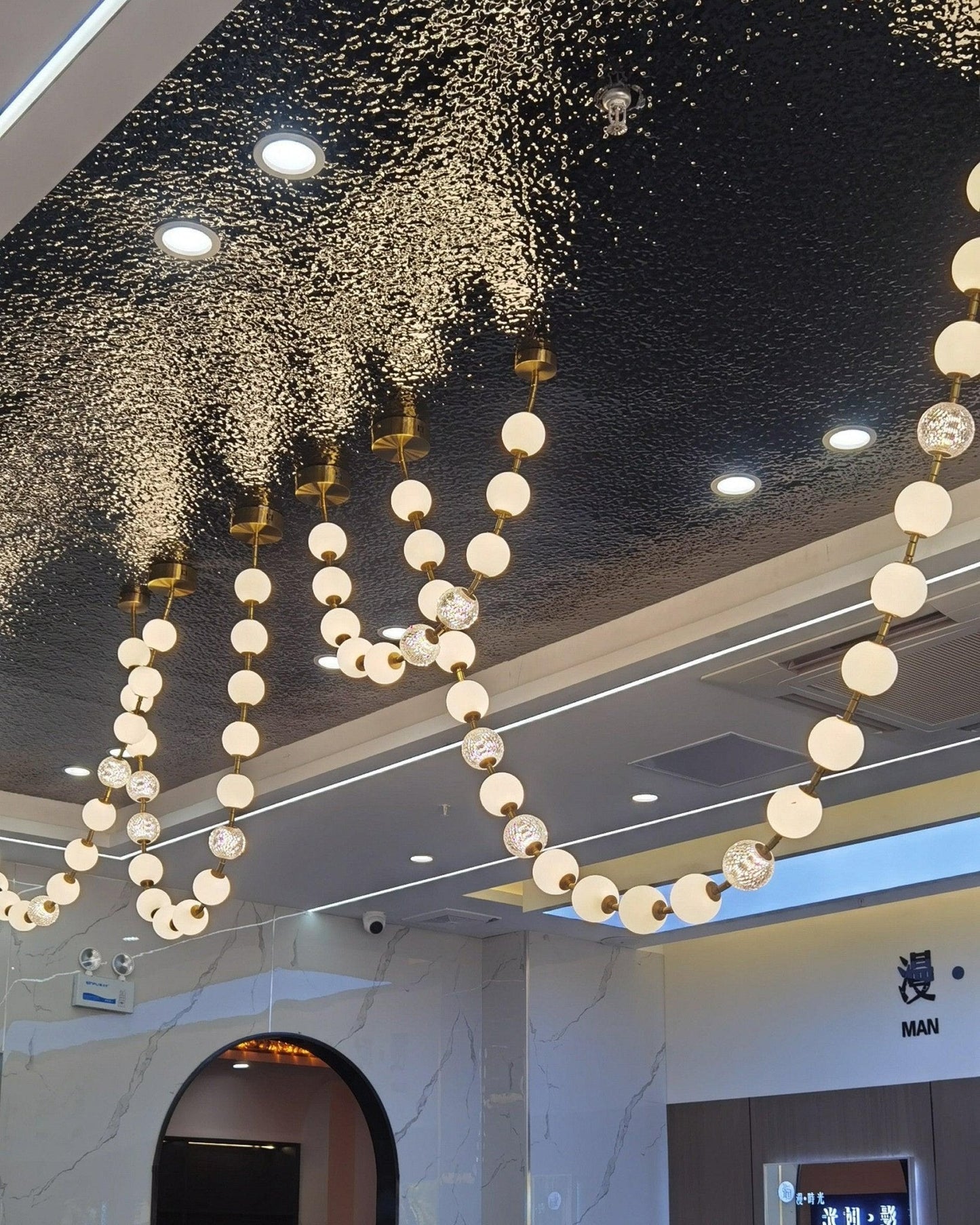 Pearl Necklace Balls Chandelier 1001 Chandelier