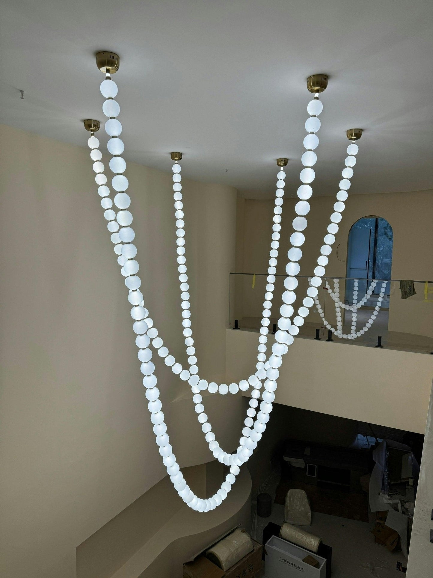 Pearl Necklace Balls Chandelier 1001 Chandelier