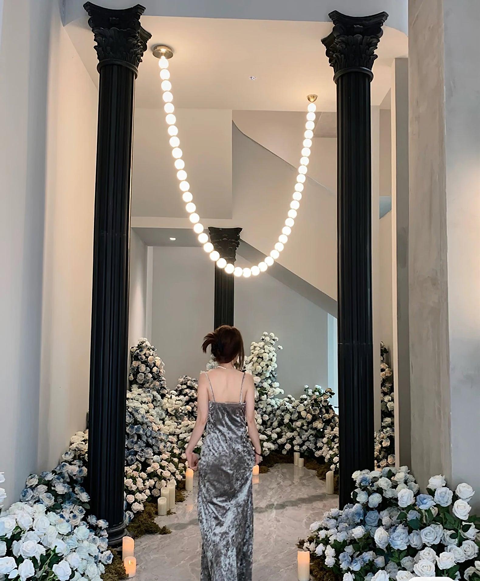 Pearl Necklace Balls Chandelier 1001 Chandelier