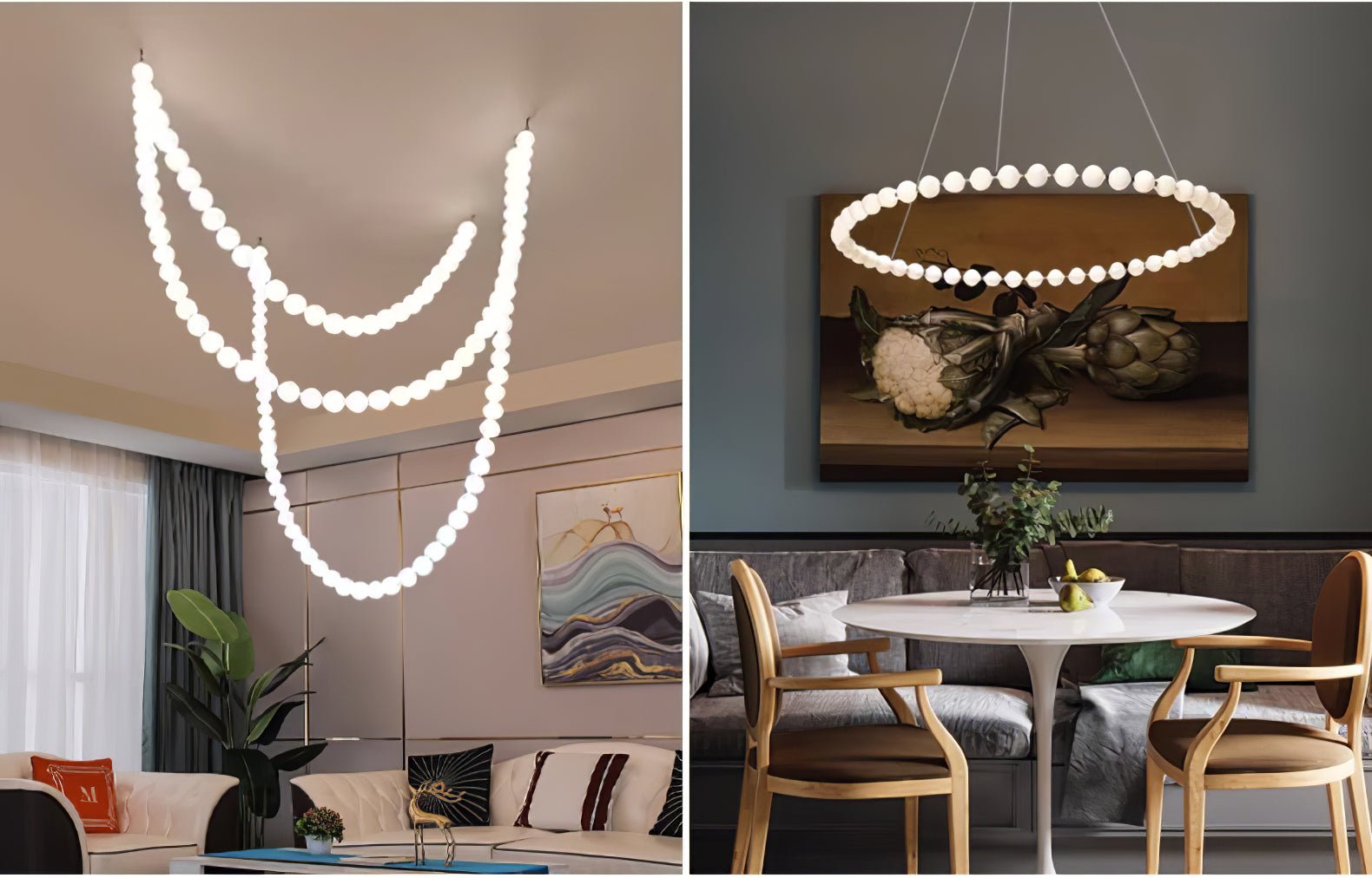Pearl Necklace Balls Chandelier 1001 Chandelier