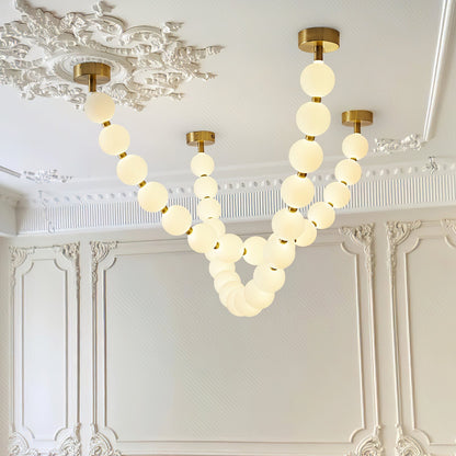 Pearl Necklace Balls Chandelier 1001 Chandelier