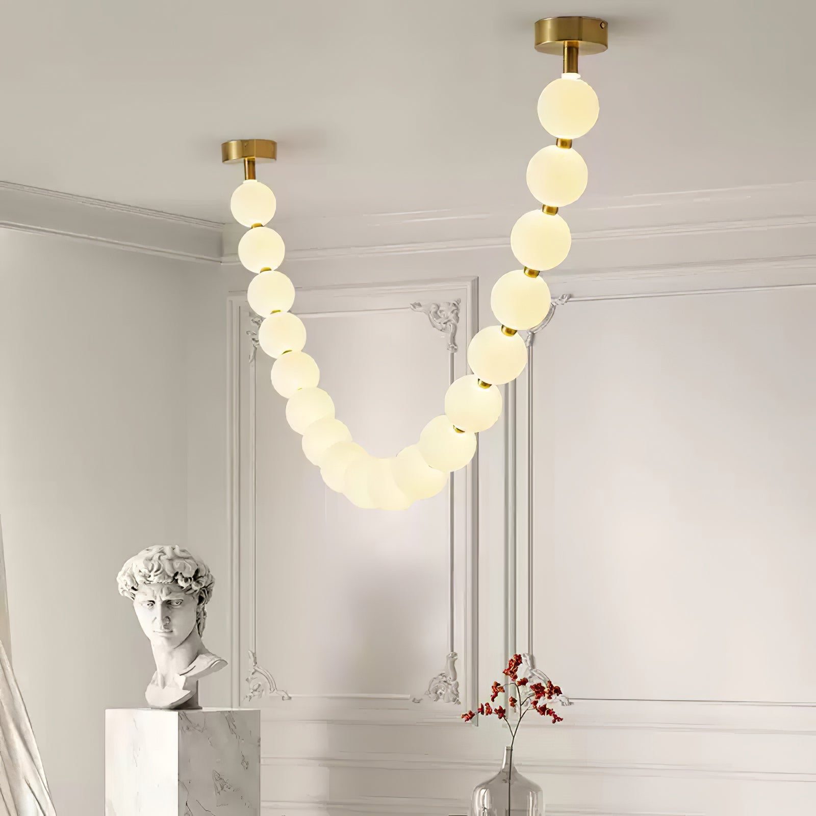 Pearl Necklace Balls Chandelier 1001 Chandelier
