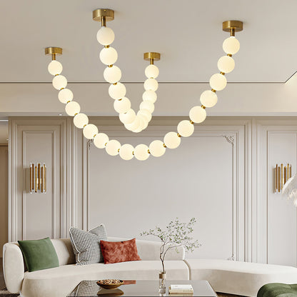 Pearl Necklace Balls Chandelier 1001 Chandelier