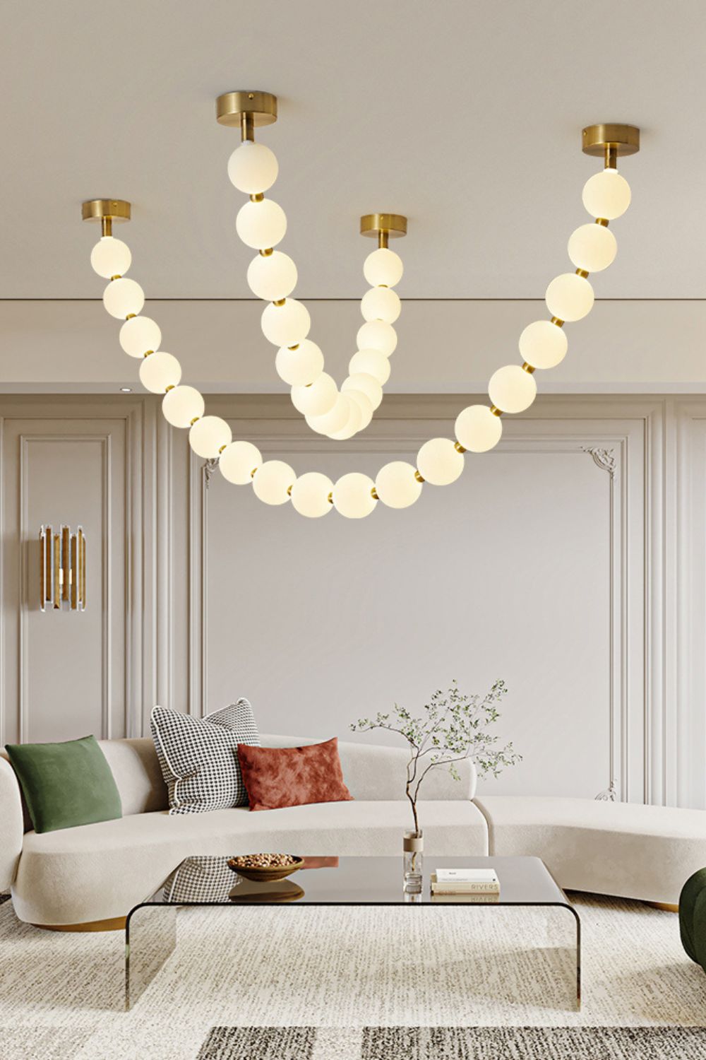 Pearl Necklace Balls Chandelier 1001 Chandelier