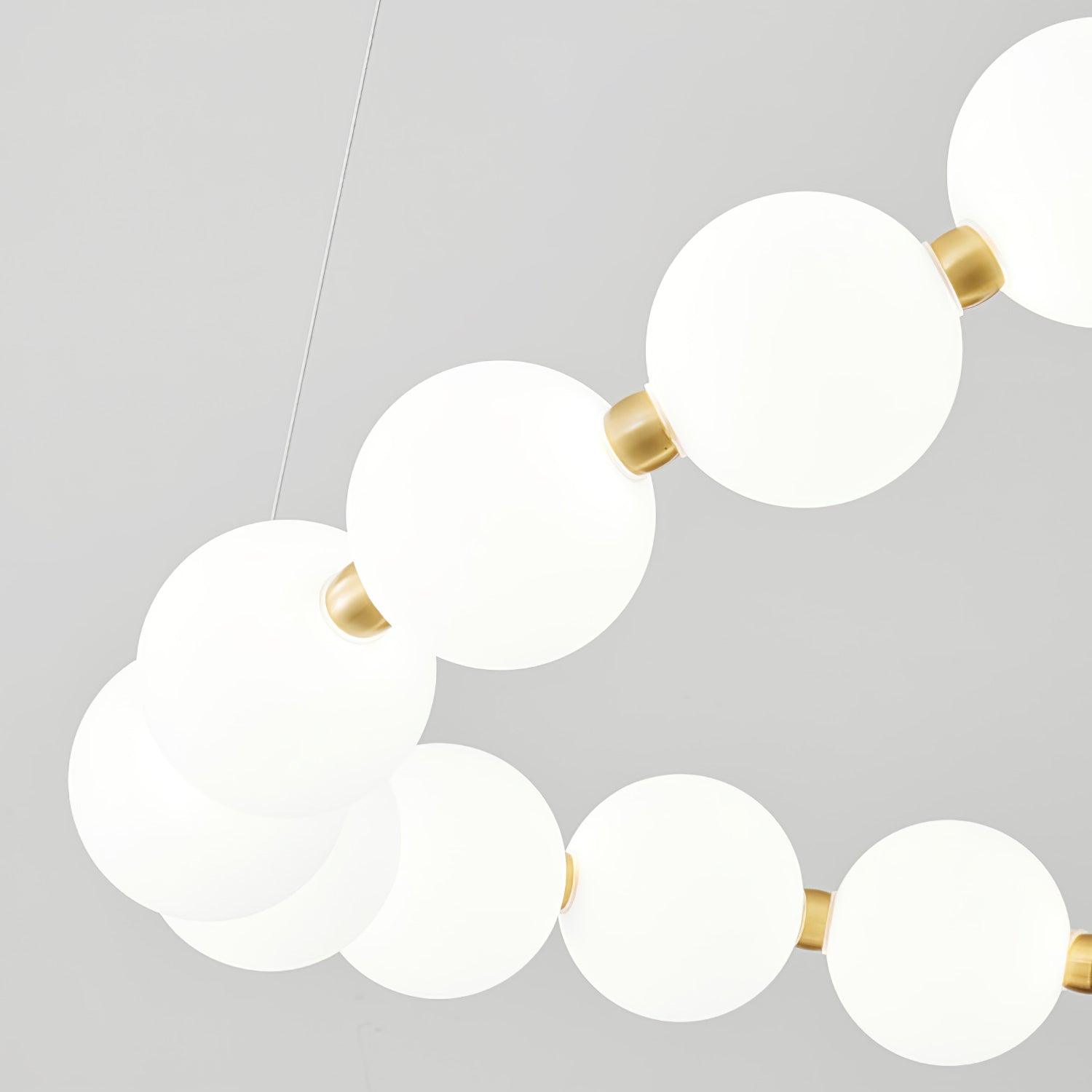 Acrylic Pearl Necklace Chandelier Chandelier