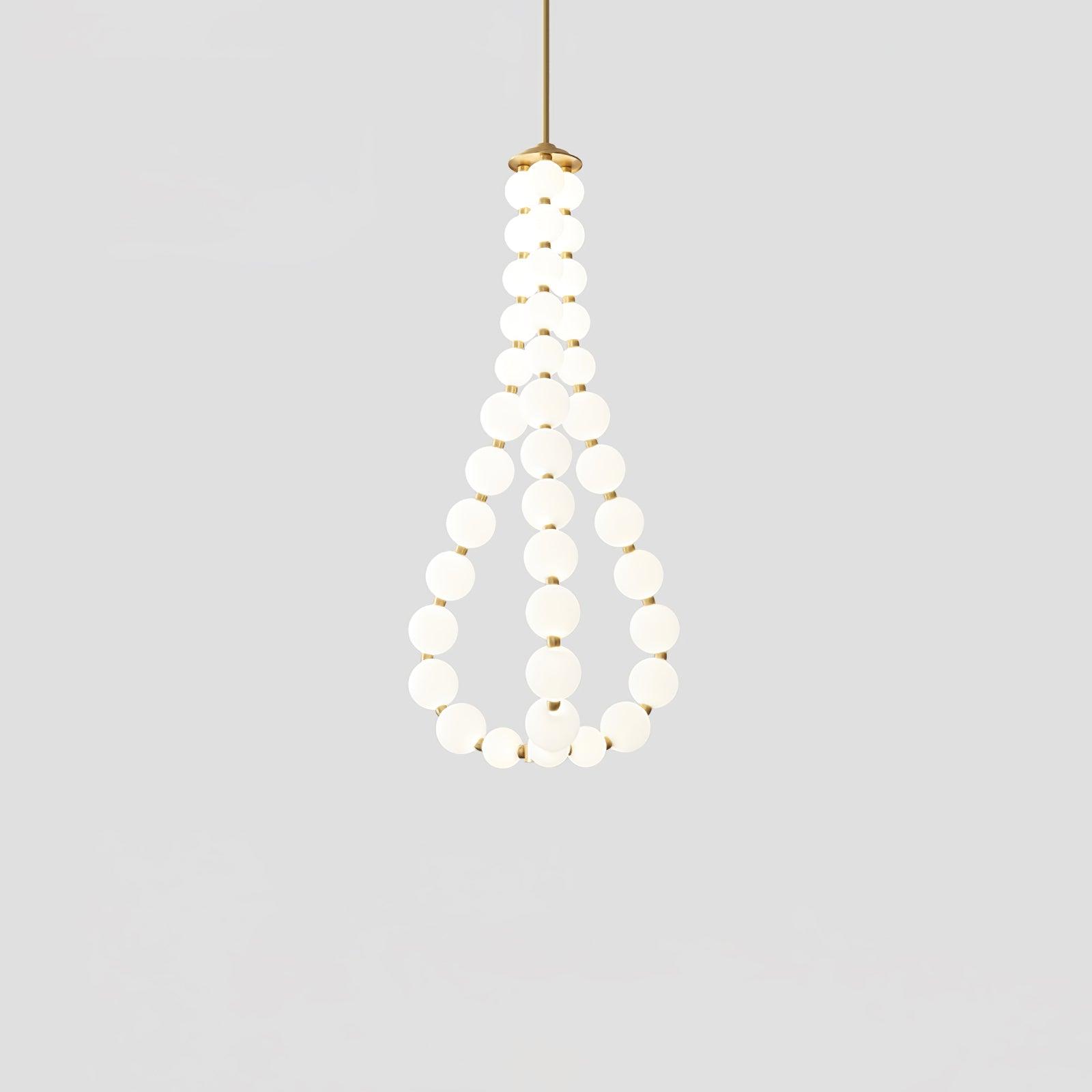 Acrylic Pearl Necklace Chandelier Chandelier
