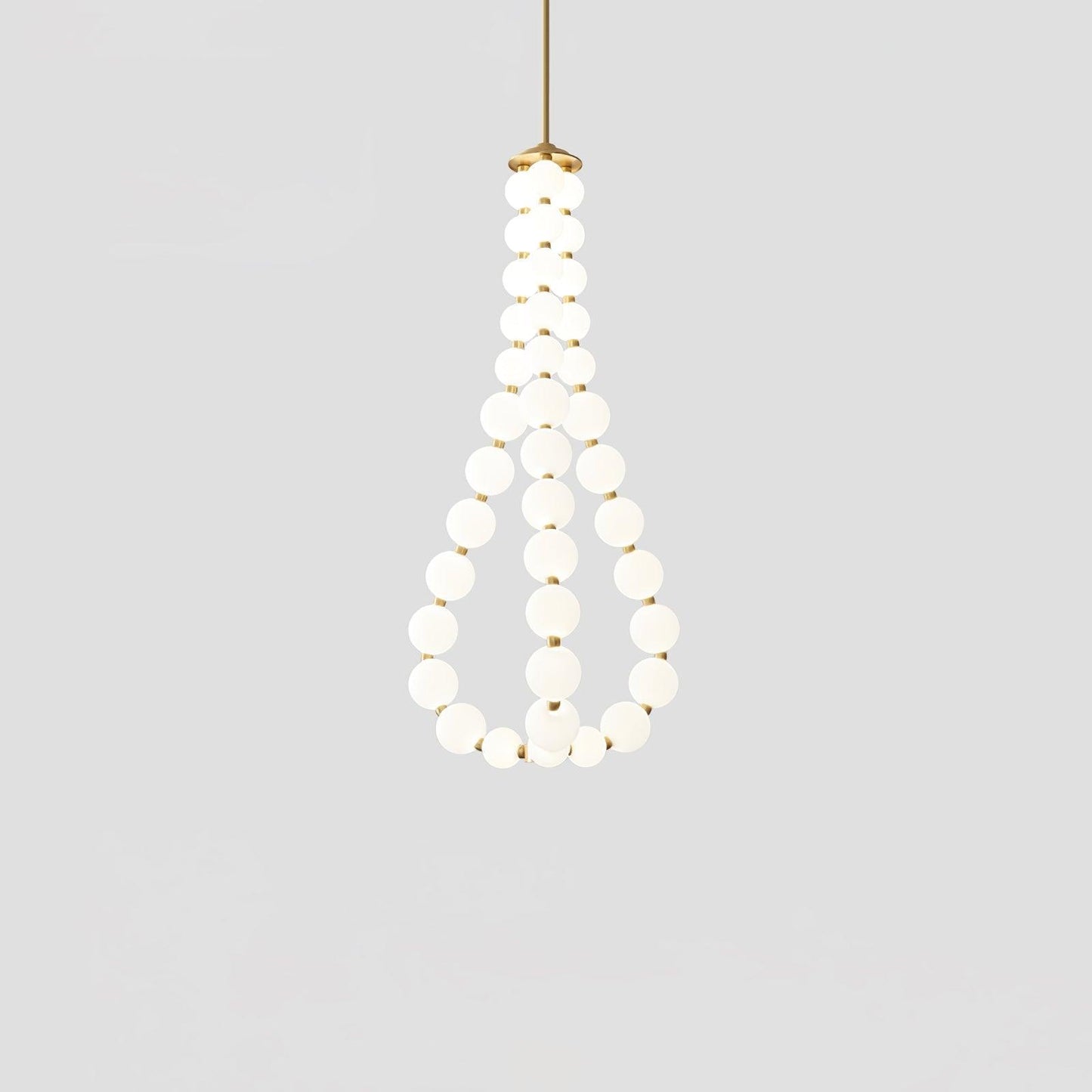 Glass Pearl Necklace Chandelier Chandelier