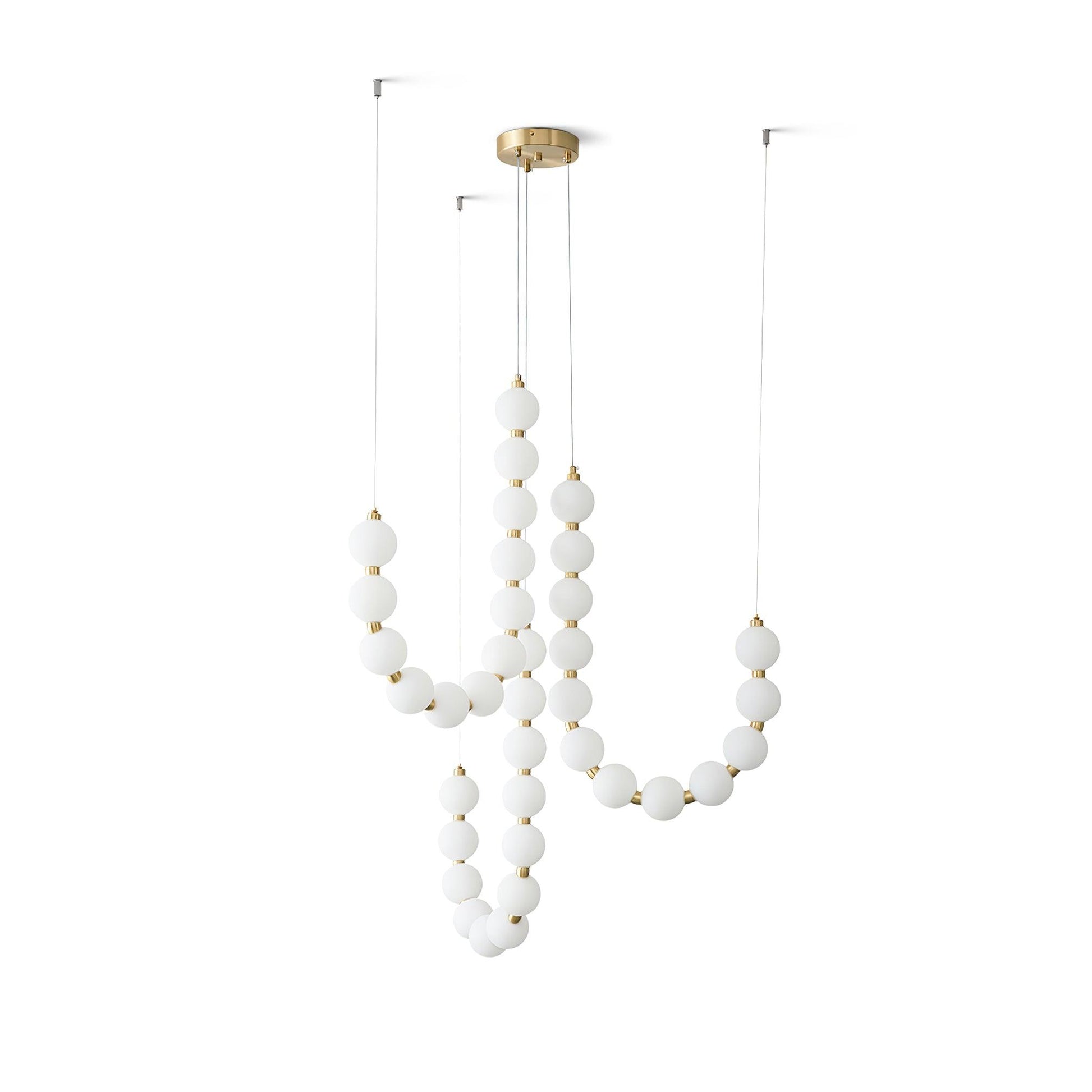 Acrylic Pearl Necklace Chandelier Chandelier