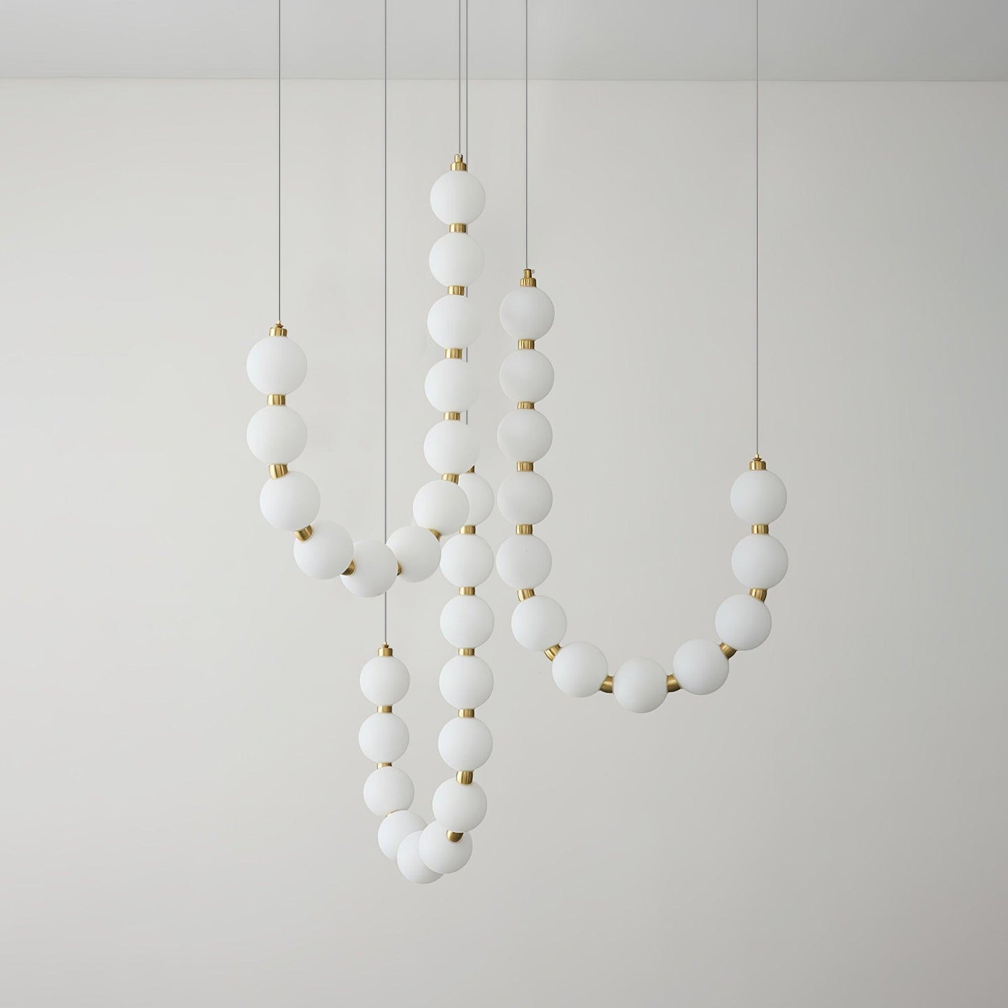 Acrylic Pearl Necklace Chandelier Chandelier