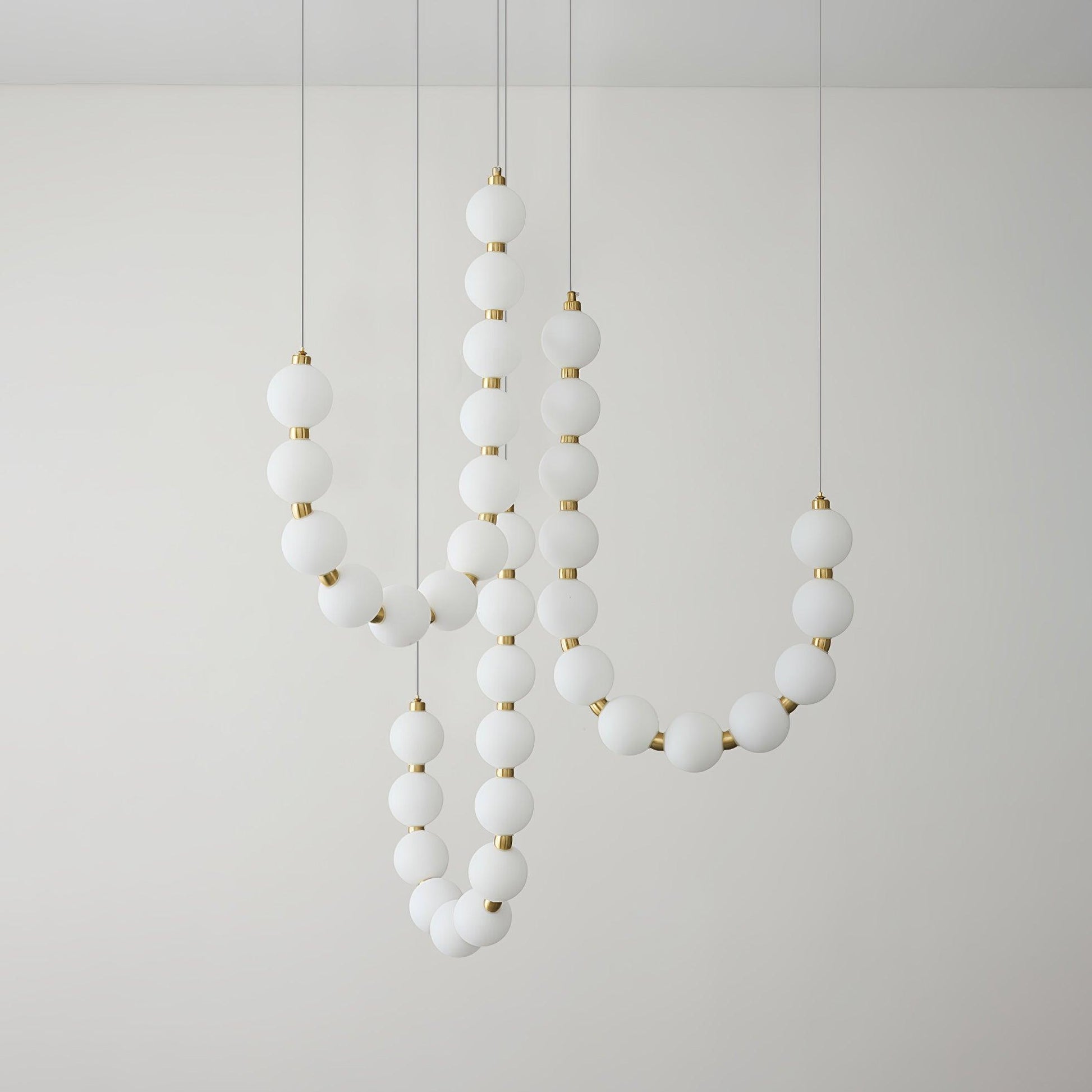 Acrylic Pearl Necklace Chandelier Chandelier