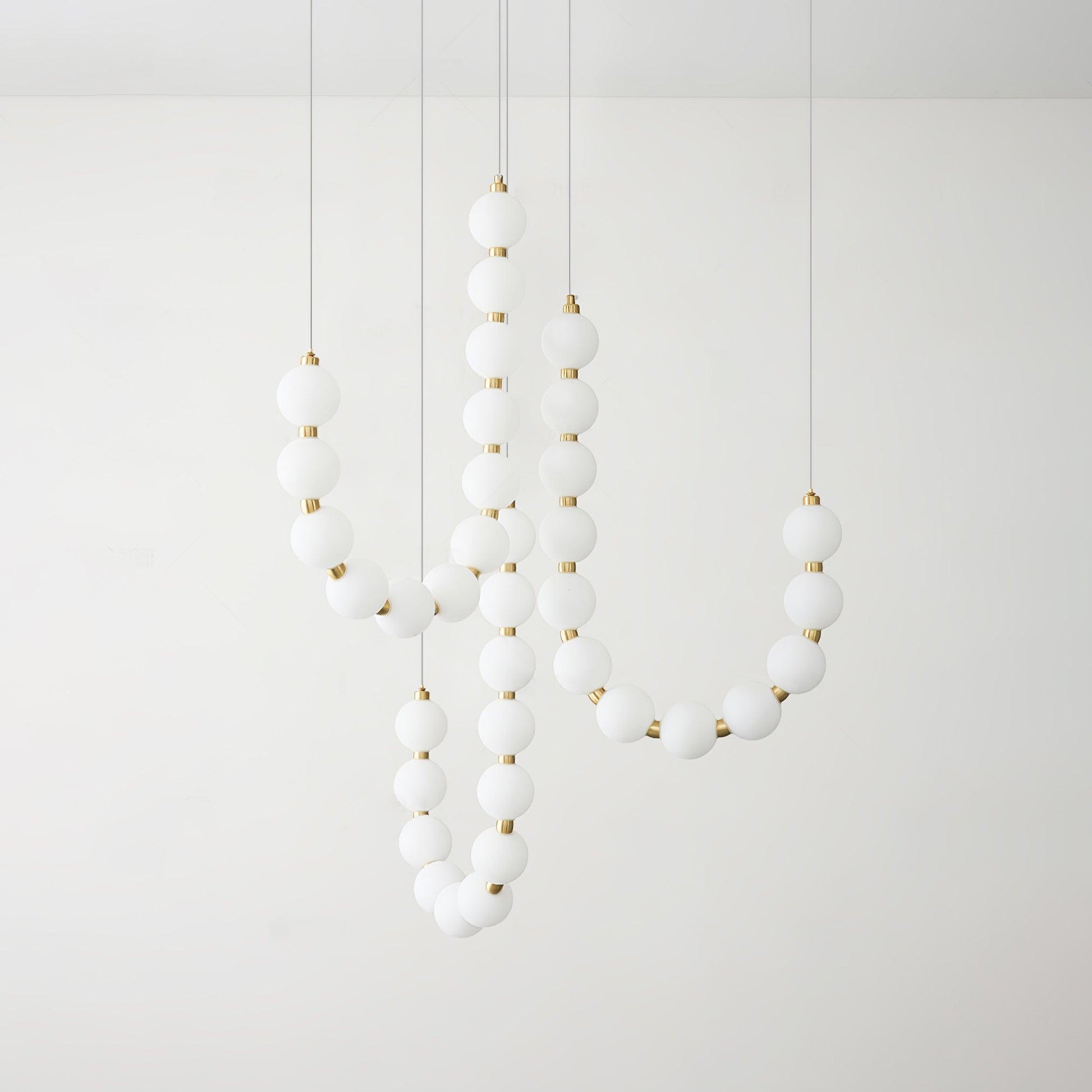 Acrylic Pearl Necklace Chandelier Chandelier
