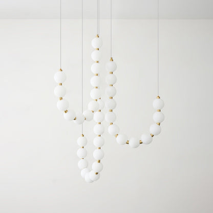 Acrylic Pearl Necklace Chandelier Chandelier
