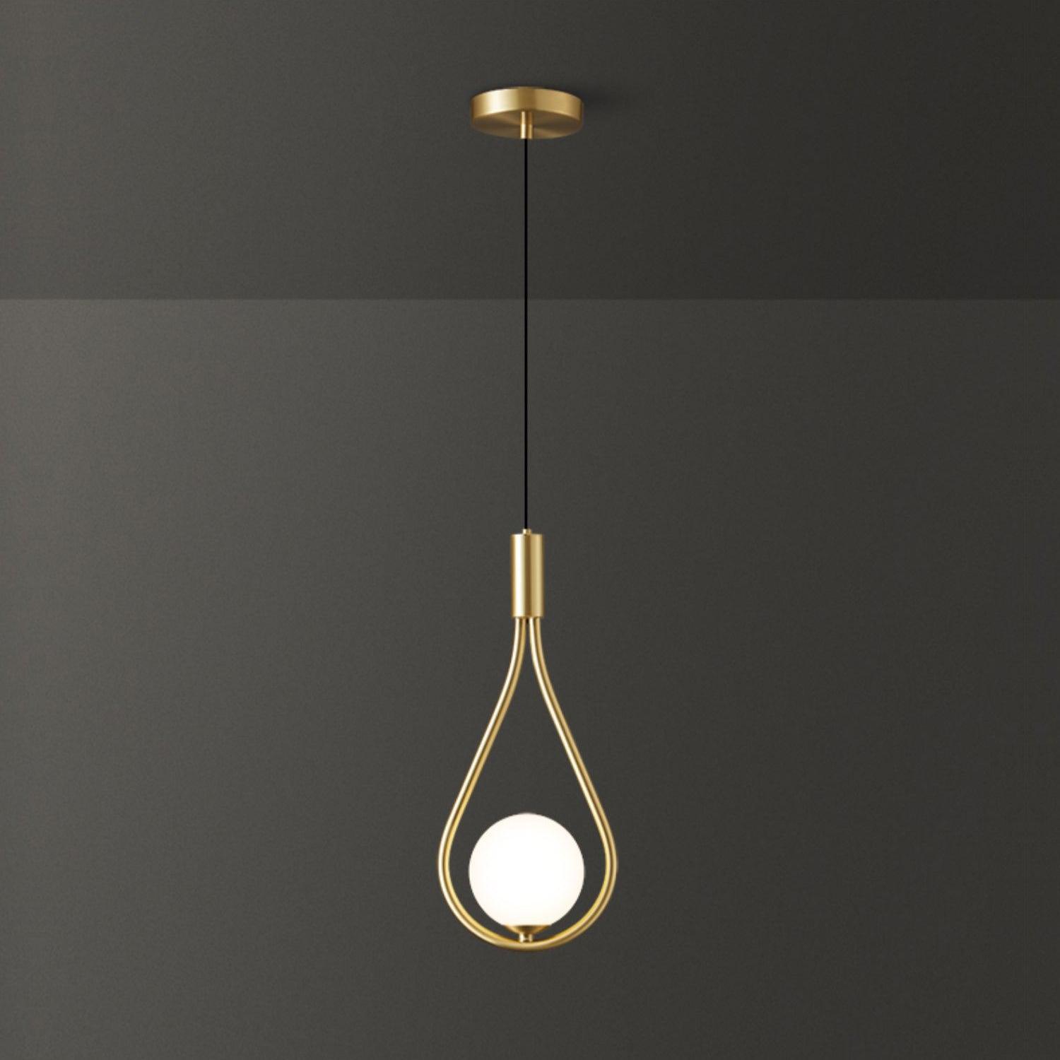 Pearls 65 Pendant Light Dia 6.3″ x H 14.2″ / Dia 16cm x H 36cm / Brass Pendant light