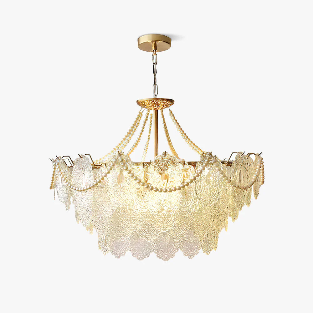 Pearls Glass Chandelier Chandelier