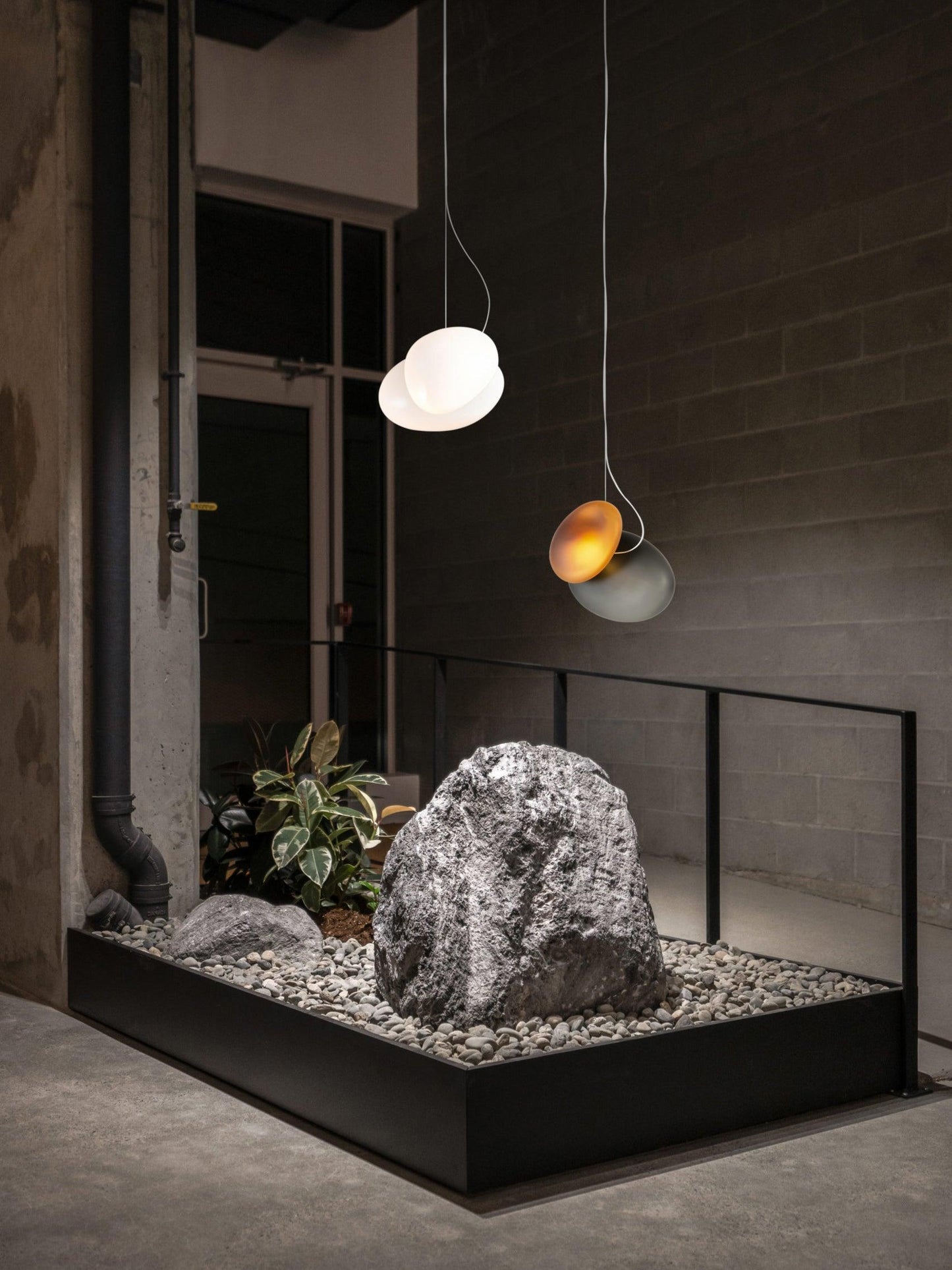 Translucent Frosted Glass Pendant Light Pendant light