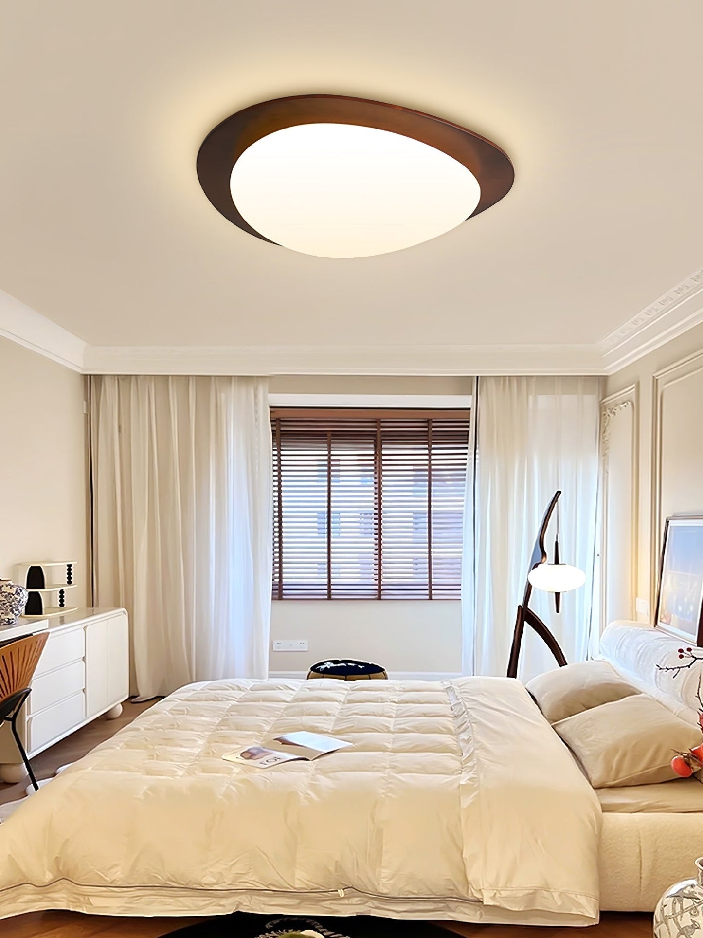 Pebble Walnut Ceiling Light Ceiling lamp