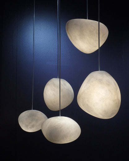 Pebbles Alabaster Pendant Lamp 1001 pendant Lamp