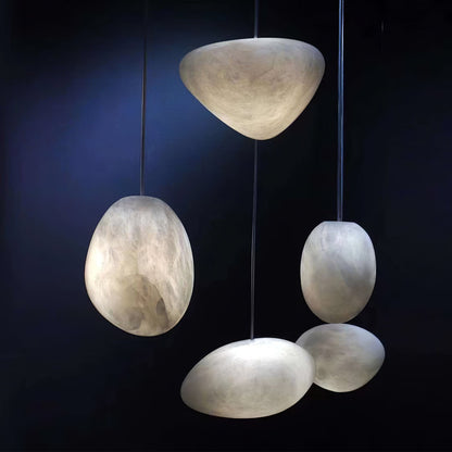 Pebbles Alabaster Pendant Lamp 1001 pendant Lamp