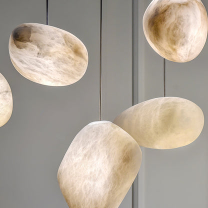 Pebbles Alabaster Pendant Lamp 1001 pendant Lamp