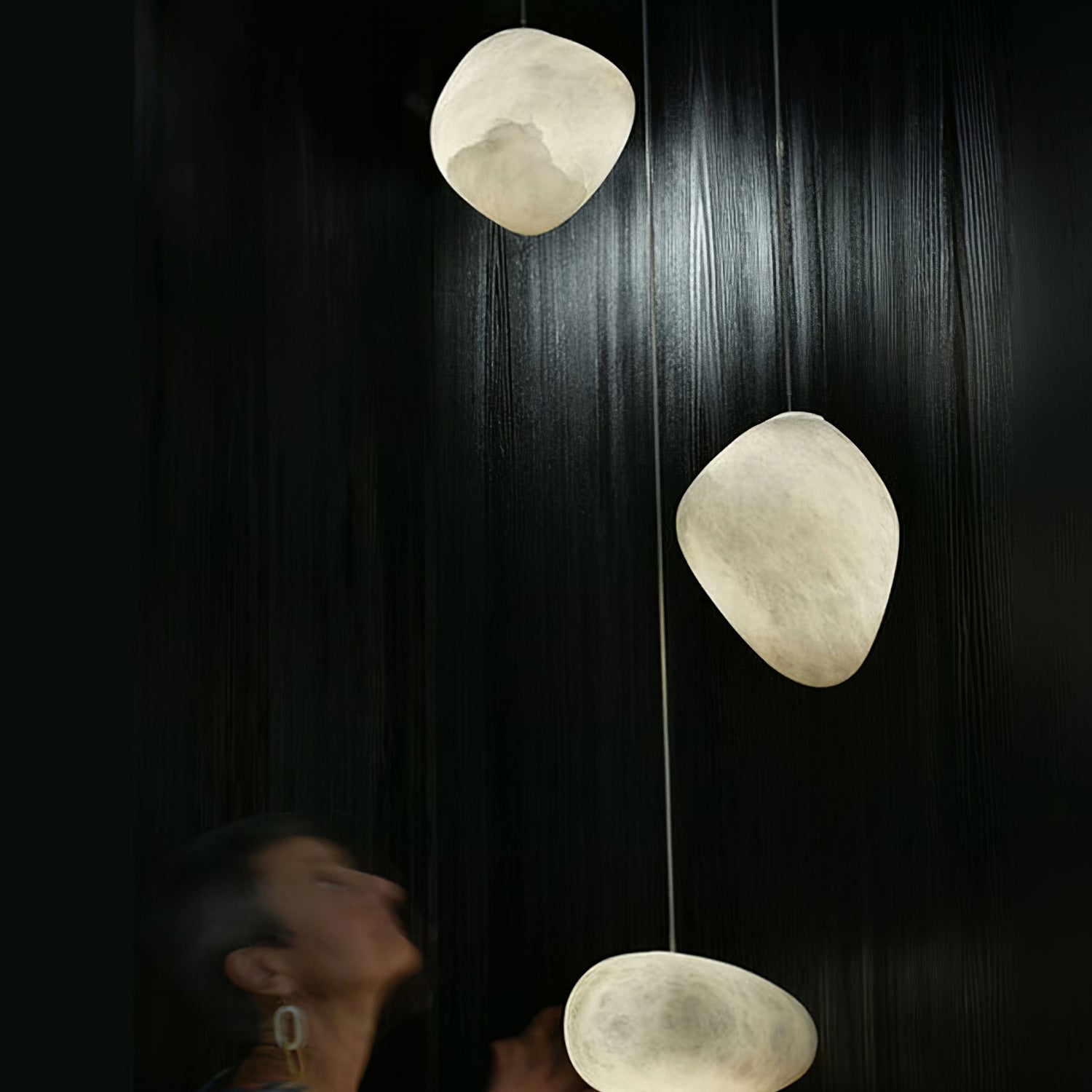 Pebbles Alabaster Pendant Lamp 1001 pendant Lamp