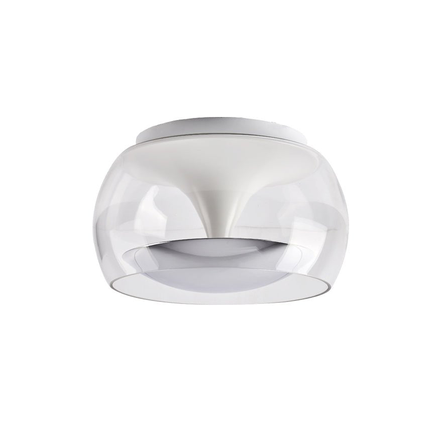 Pendulum Ceiling Light ? 13.8″ x H 7.5″ / Dia 35cm x H 19cm / Chrome & Clear / Three-Color Changing Light Ceiling lamp
