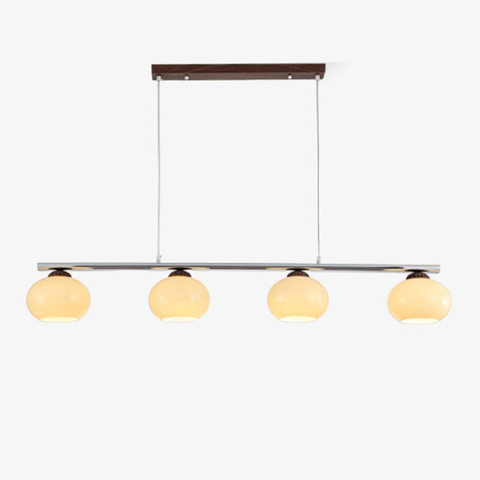 Persimmon Dining Room Chandelier L 47.2″ x 47.2″ / L 120cm x H 120cm / Creamy yellow & Silver Chandelier