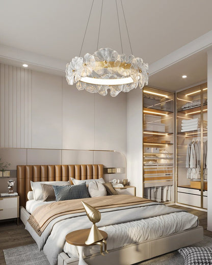 Petal Halo Chandelier Chandelier