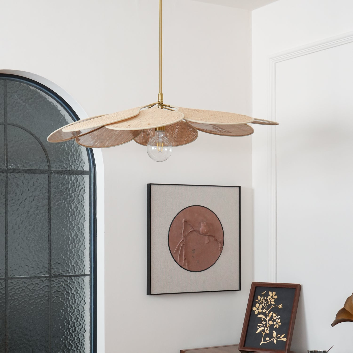 Petals Bloom Rattan Pendant Lamp Pendant light