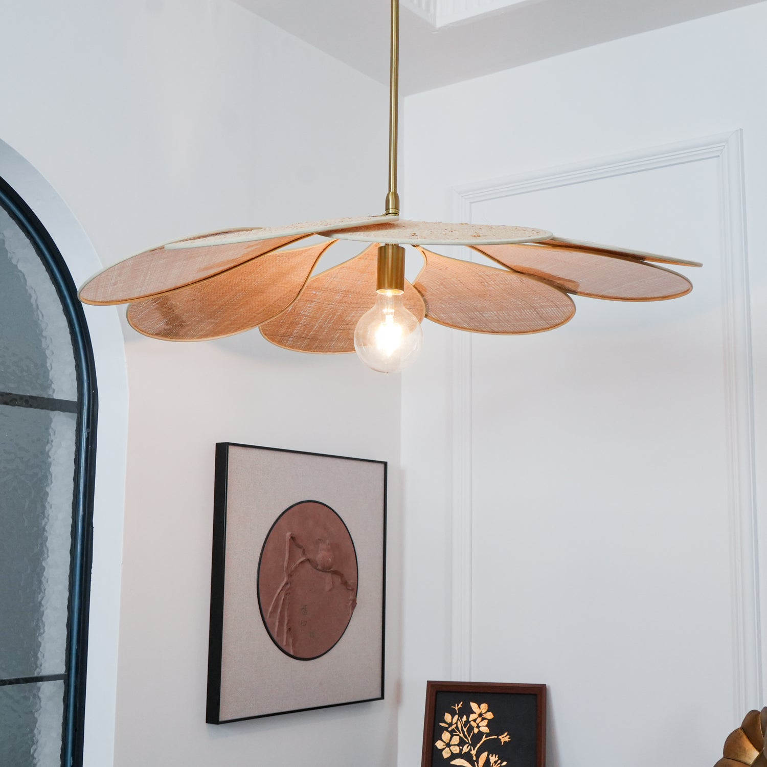 Petals Bloom Rattan Pendant Lamp Pendant light