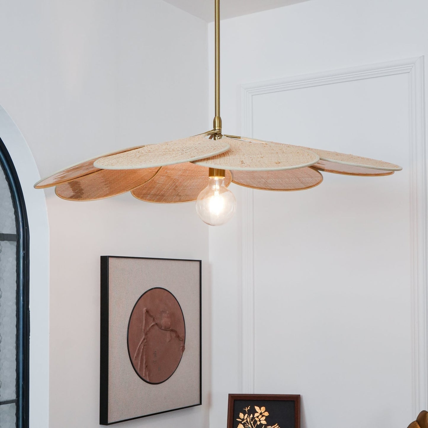 Petals Bloom Rattan Pendant Lamp Pendant light