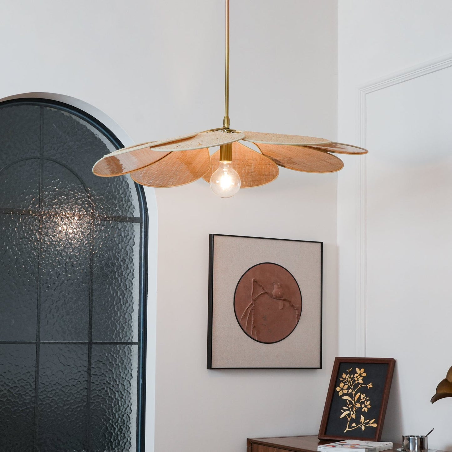 Petals Bloom Rattan Pendant Lamp Pendant light
