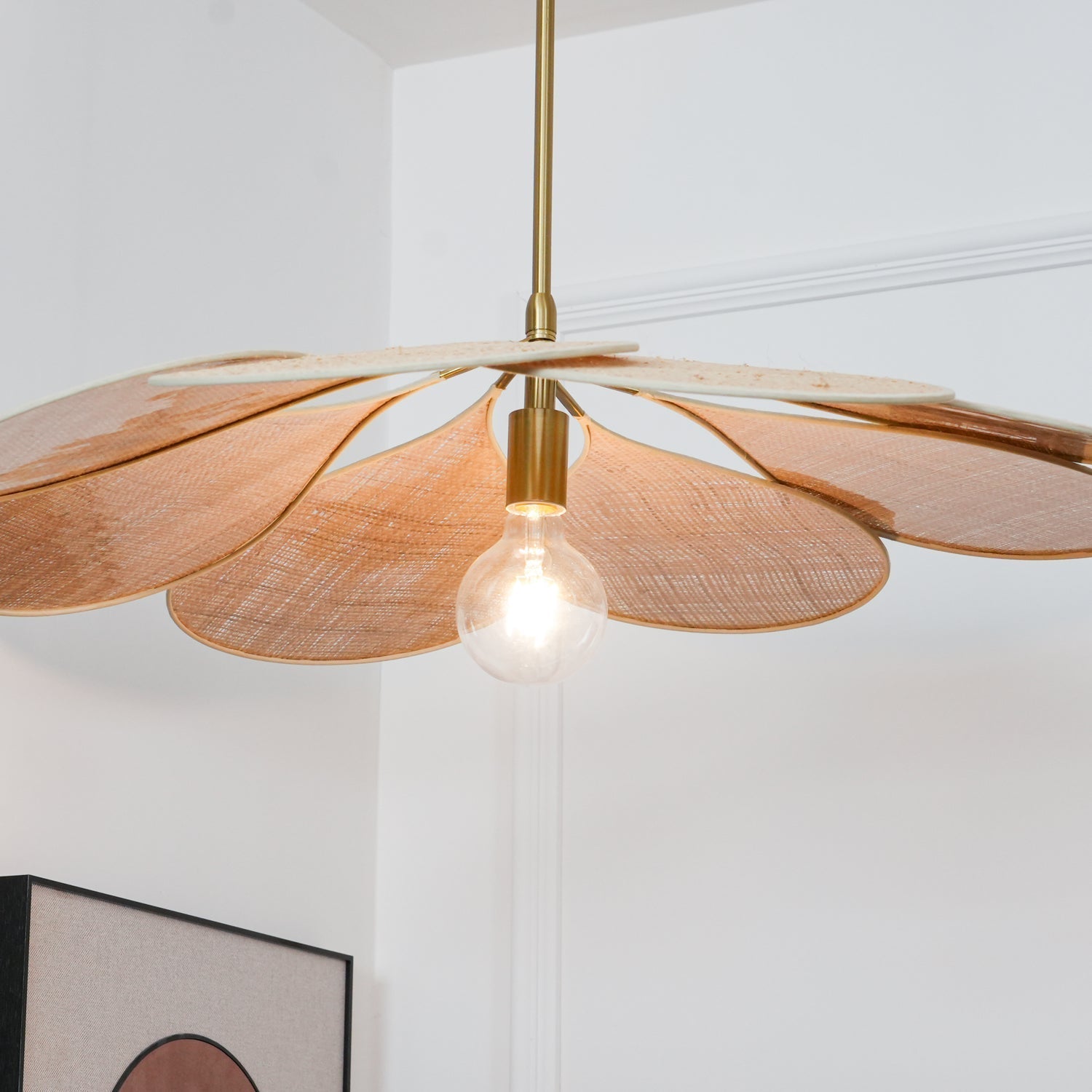 Petals Bloom Rattan Pendant Lamp Pendant light
