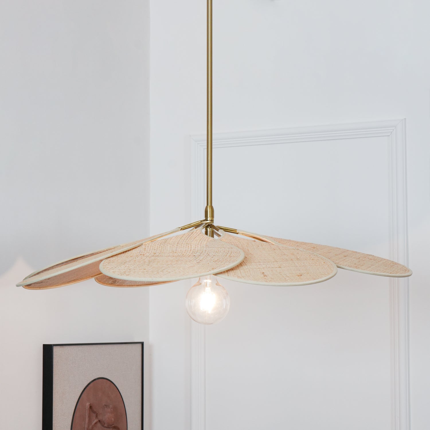 Petals Bloom Rattan Pendant Lamp Pendant light