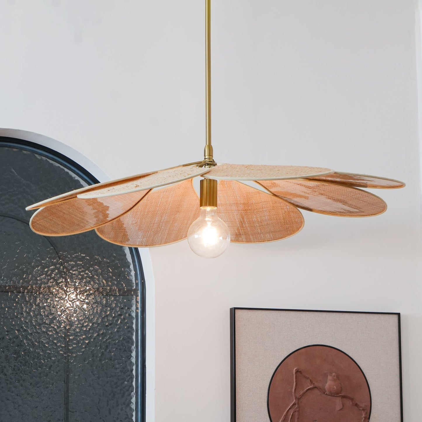 Petals Bloom Rattan Pendant Lamp Pendant light