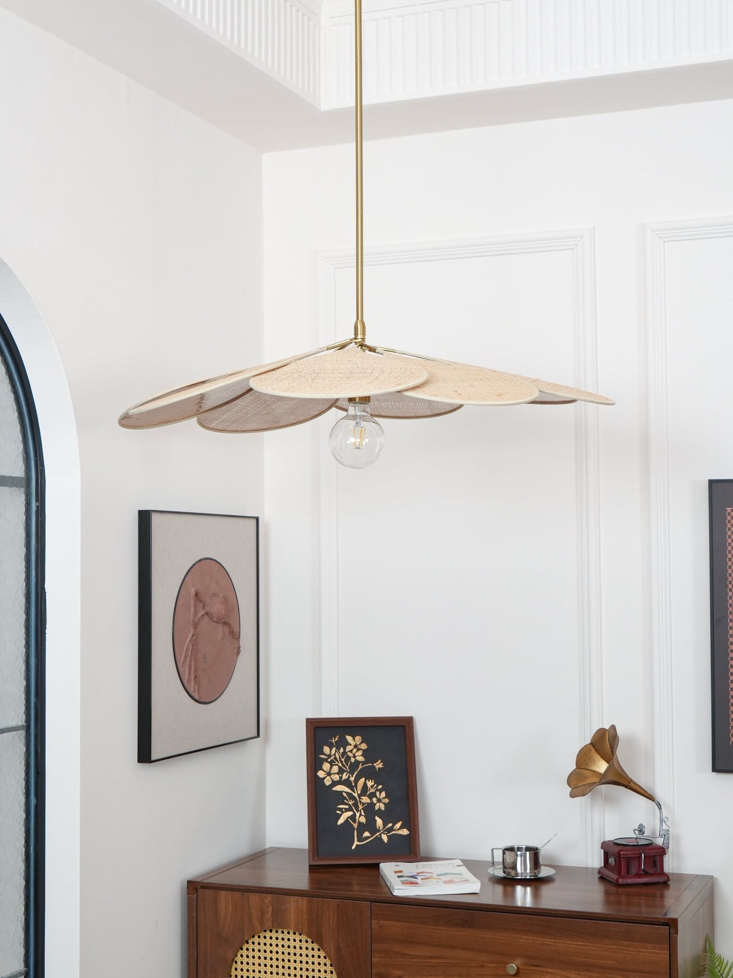 Petals Bloom Rattan Pendant Lamp Pendant light